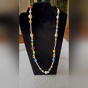 Easter Glass Bead Easter Necklace